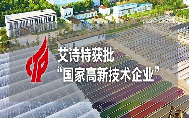 【喜讯】艾诗特成功获批“国度高新技术企业”